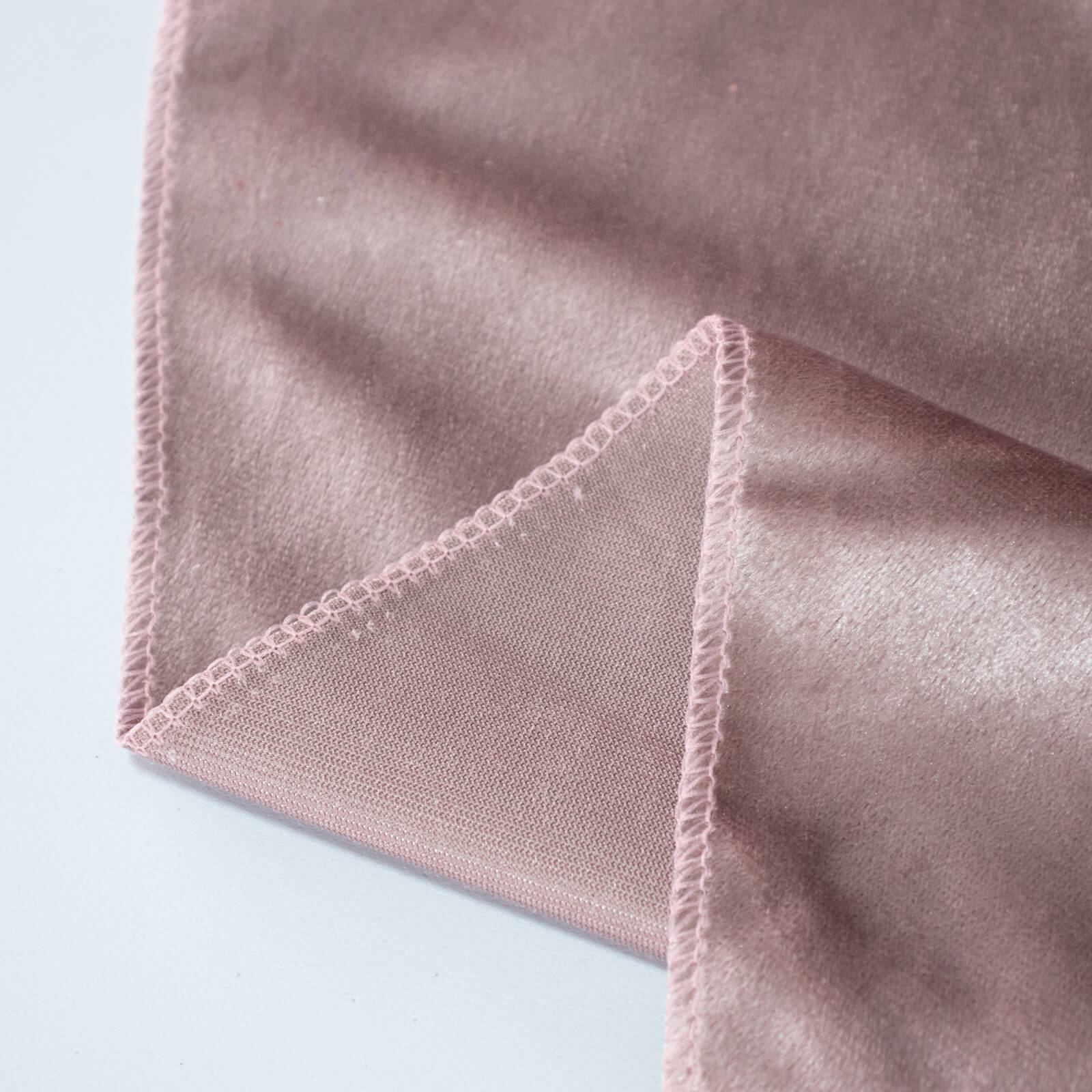 Premium Velvet Round Tablecloth 132" Mauve Cinnamon Rose - Soft & Reusable Table Cover - Image 4