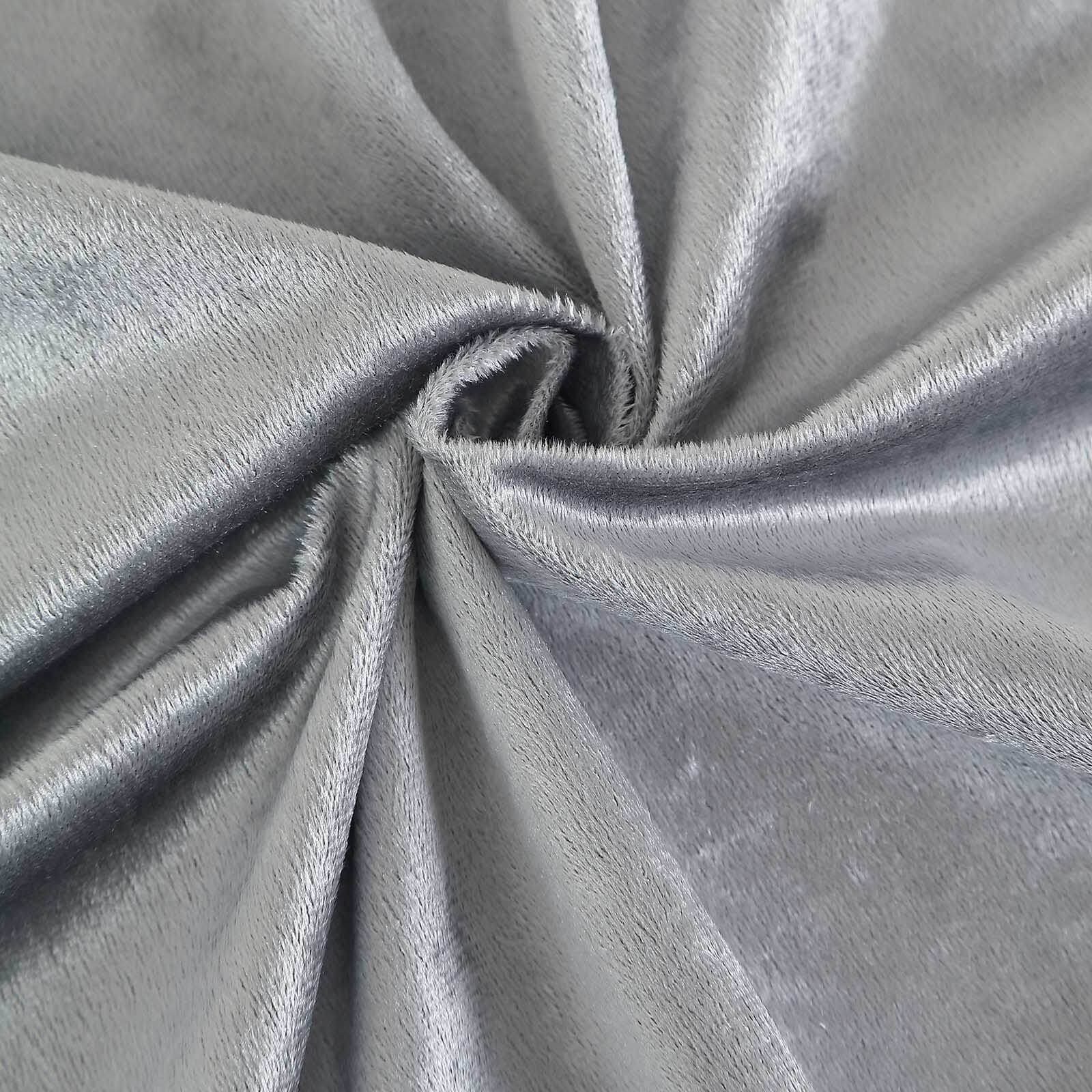 Velvet Table Overlay 72"x72" Silver - Soft Finish, Luxurious Accent for Upscale Settings - Image 10
