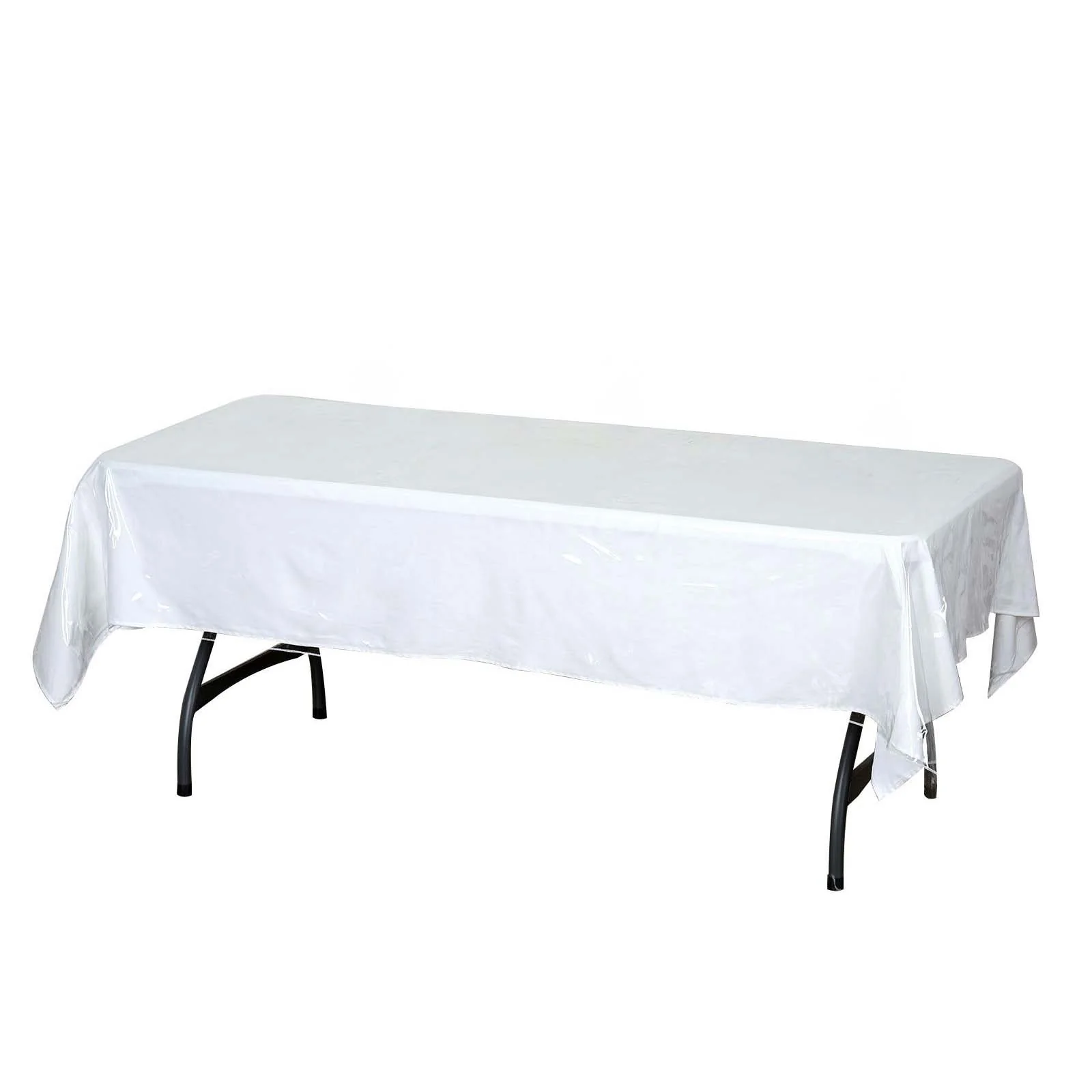 Vinyl Tablecloth 60"x90" Clear Eco-Friendly Rectangle - PVC Waterproof Cover 10 Mil Thick - Image 7
