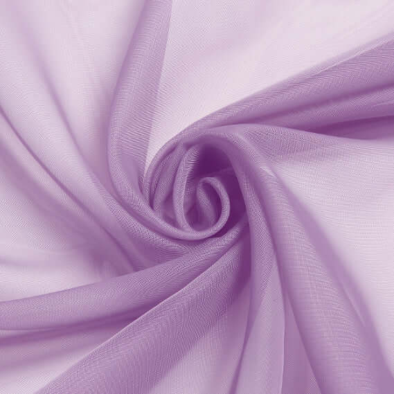 Violet Amethyst Sheer Organza Wedding Arch Draping Fabric, Long Curtain Backdrop Window Scarf Valance 18ft - Image 7