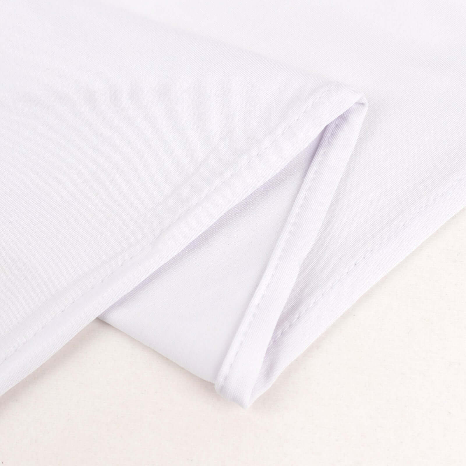 White Spandex 4-Way Stretch Fabric Bolt, DIY Craft Fabric Roll - 60"x10 Yards - Image 2