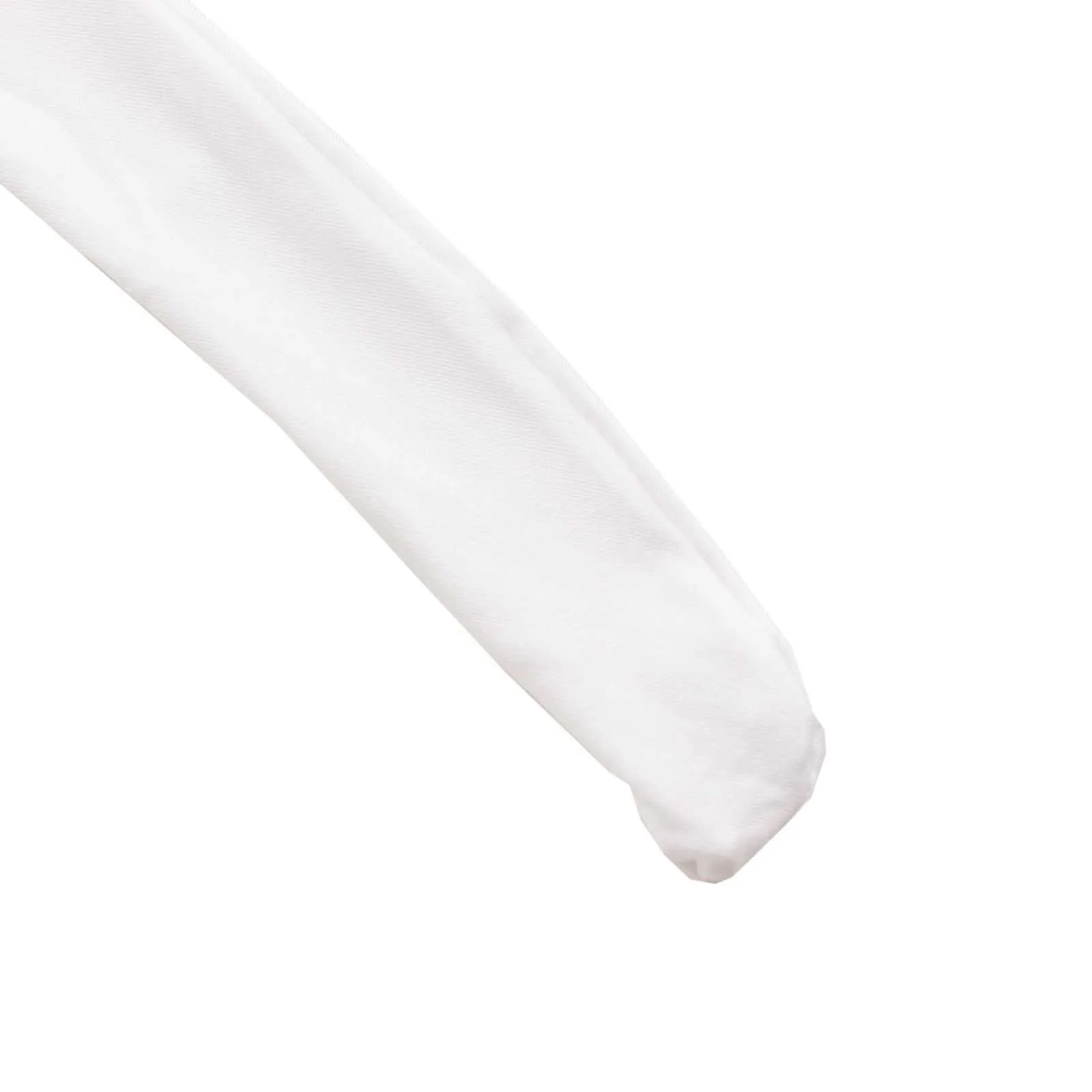White Spandex Crescent Moon Chiara Backdrop Stand Cover, Custom Fitted Wedding Arch Cover - 7.5ft - Image 9