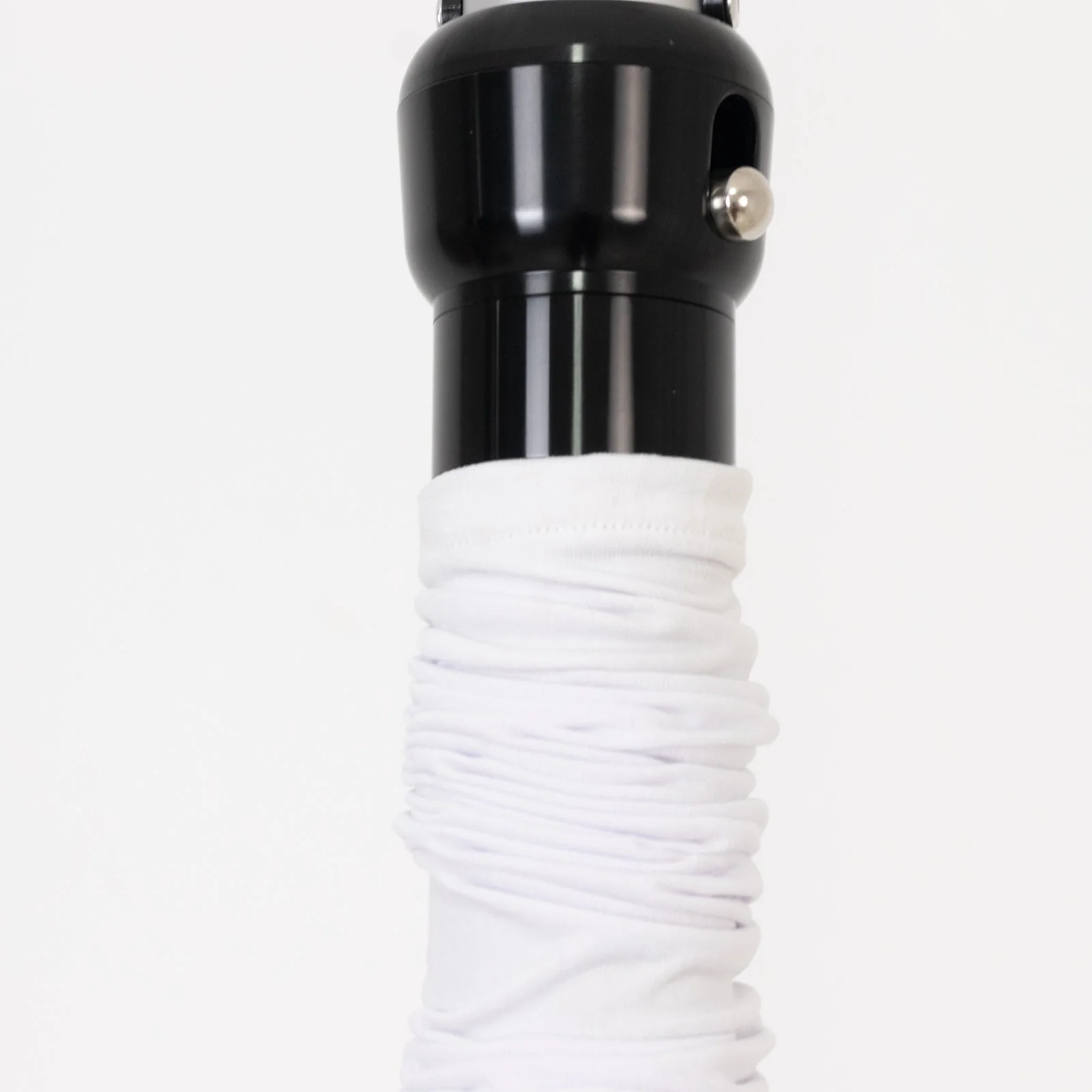 Spandex Upright Pole Cover – 20ft White, Stretch Fabric for Curved Aluminum Chandelier Hanger, Pipe & Drape, Lighting & Stage Use, Event Setup - Image 2
