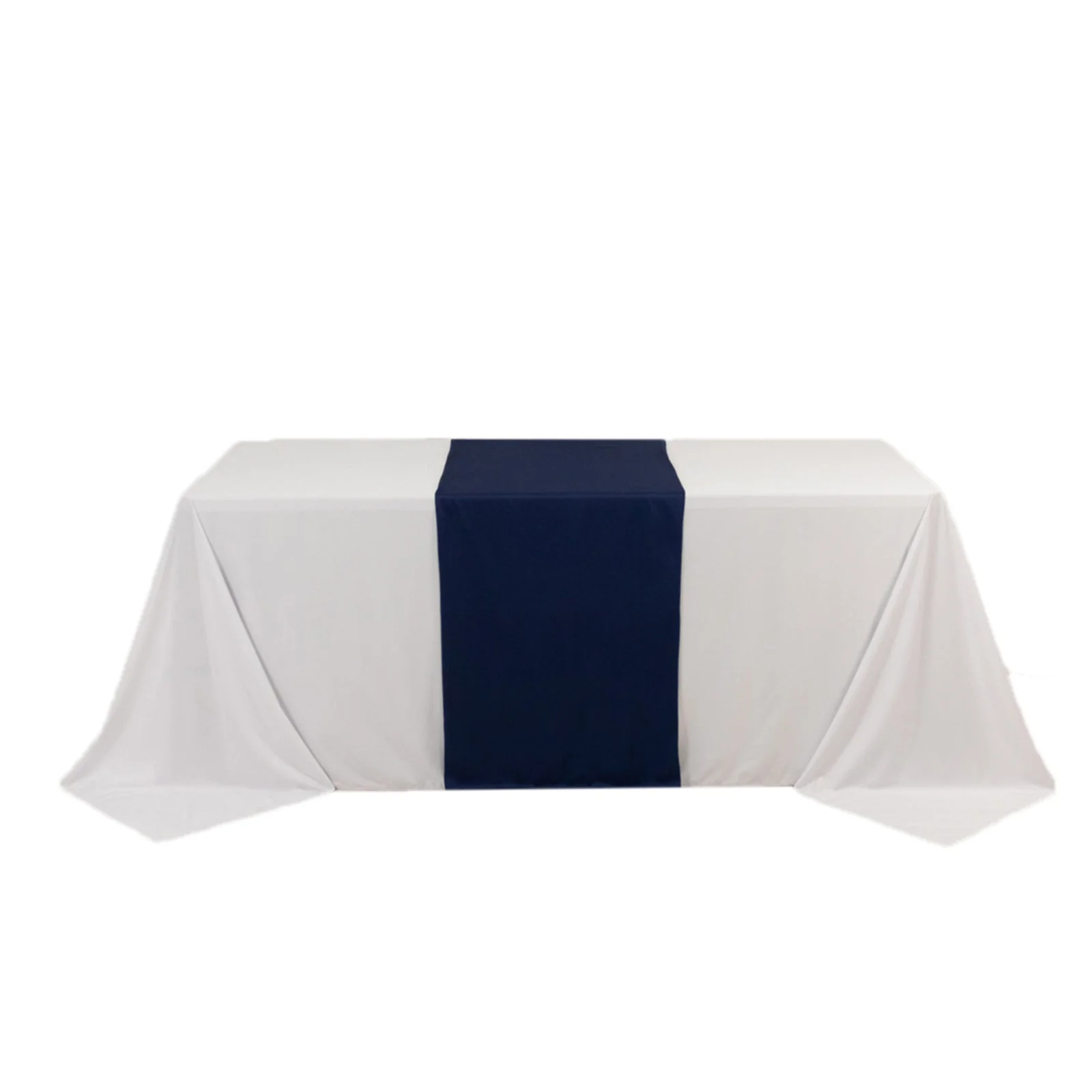 Wide Polyester Table Runner 24"x72" Navy Blue - Durable Trade Show and Exhibitions Table Decor - Image 7