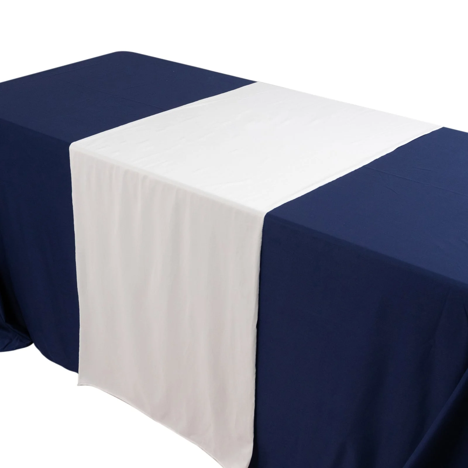 Wide Premium Polyester Table Runner 24"x72" White - Sublimation Printable Banner for Events & Decor - Image 2