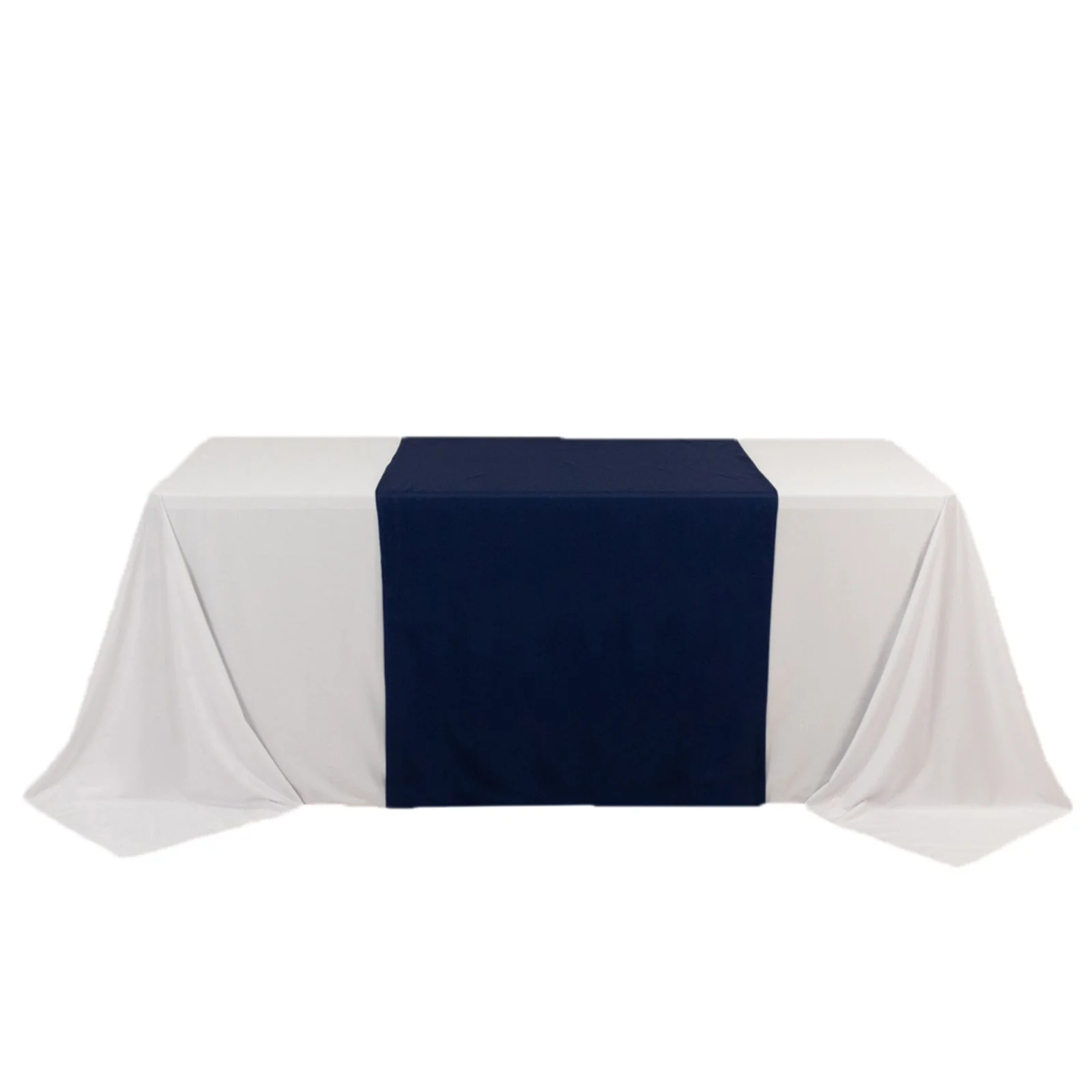 Wide Premium Polyester Table Runner 36"x72" Navy Blue - Sublimation Printable Blank Banner - Image 7