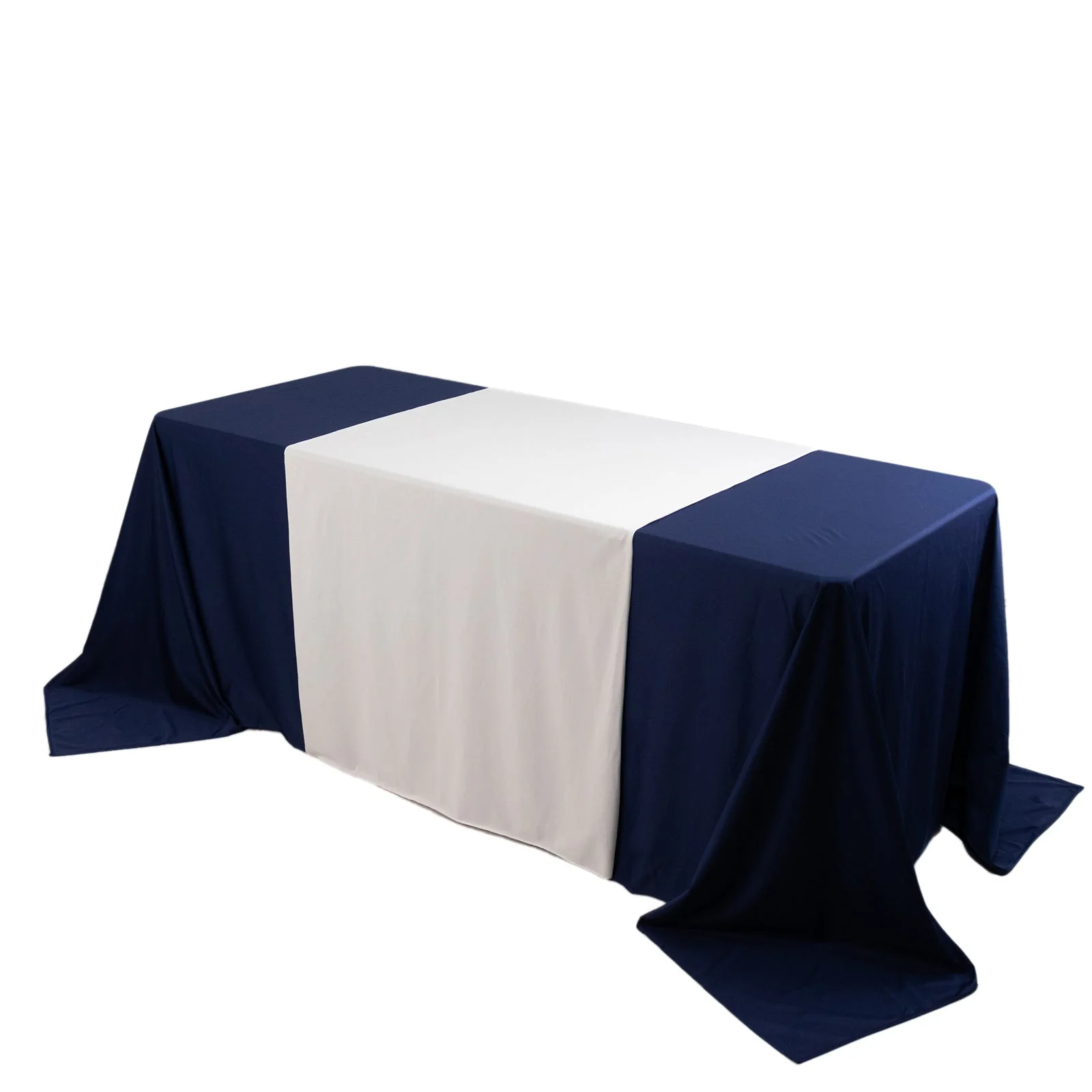 Wide Premium Polyester Table Runner 36"x72" White - Sublimation Printable Banner for Events & Decor - Image 3