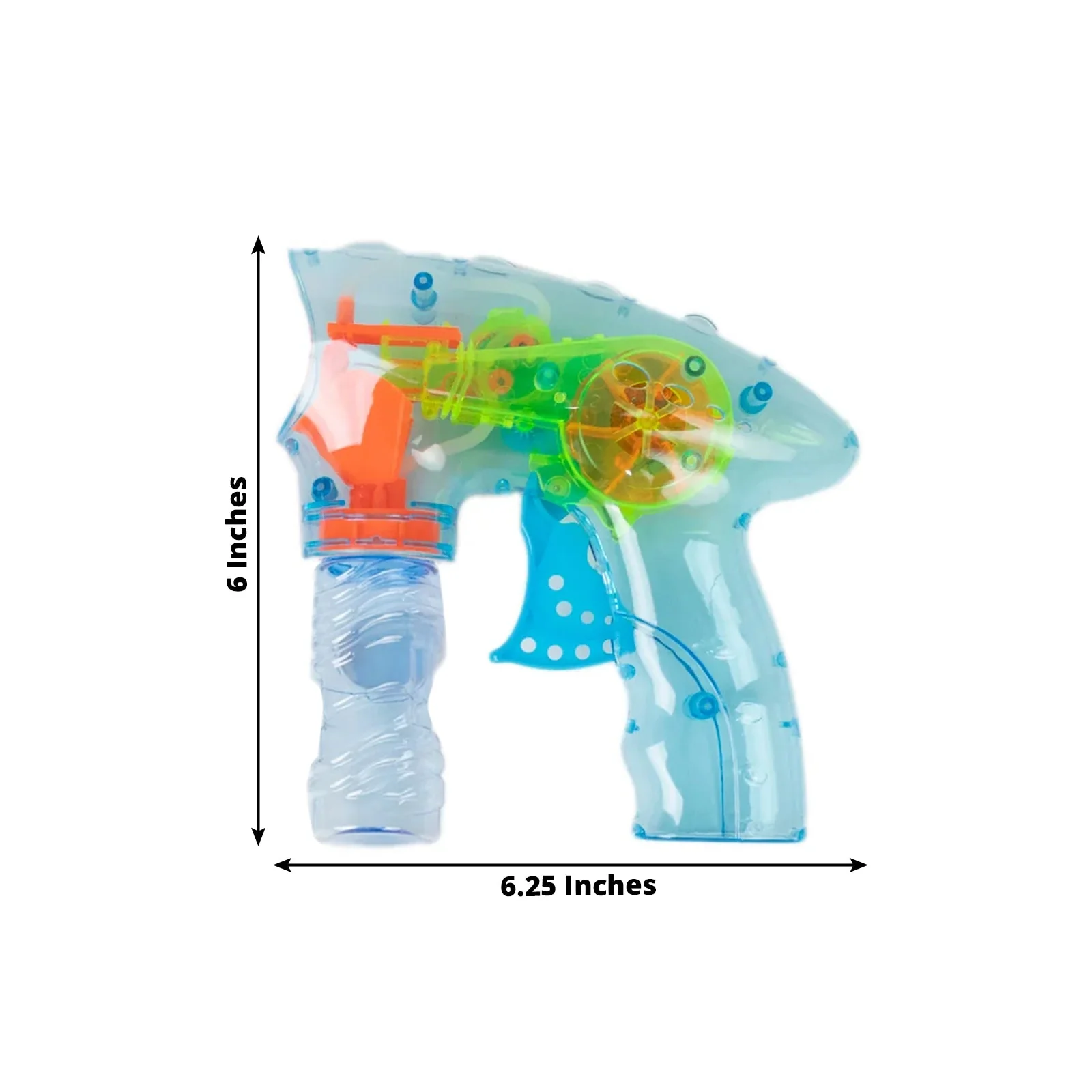 6-Pack Wedding Bubble Guns, Bulk Party Favor for Wedding - Image 2